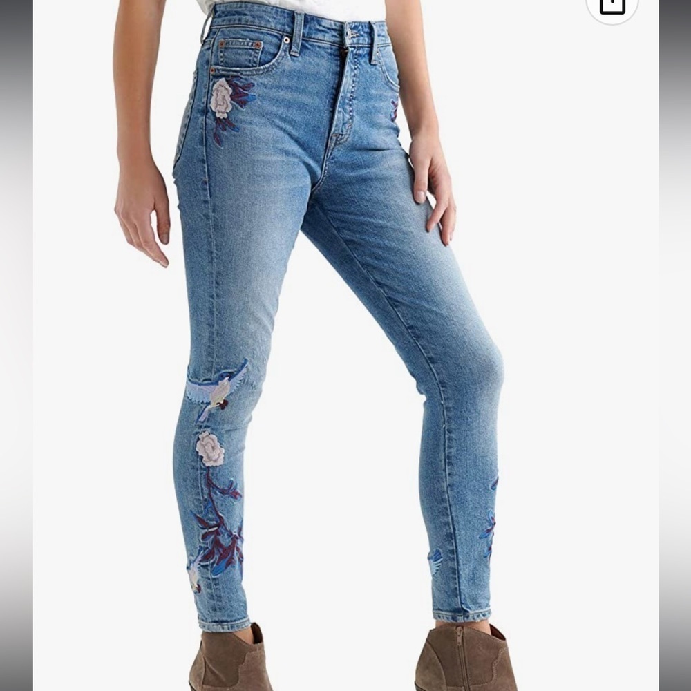 Vintage lucky brand stretch bridgette highrise skinny jeans